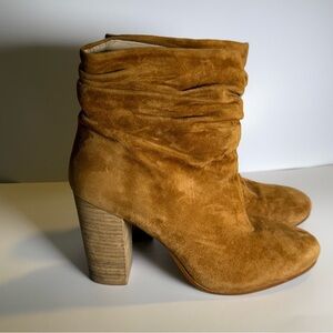 Kristin Cavallar Chinese Laundry Tan Ankle Boots US 9 EU 40 Suede